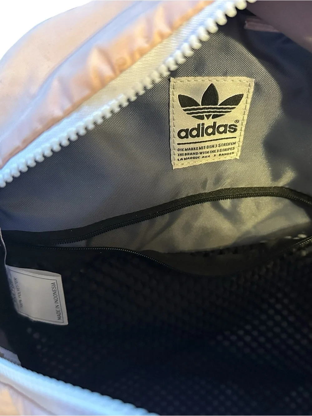adidas Pale Pink Trefoil Mini Backpack - Picture 4 of 9